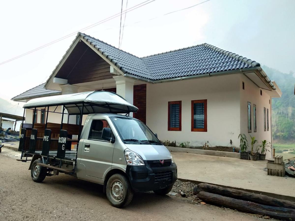 Villa Mekong Guesthouse Muang Pakbèng Dış mekan fotoğraf